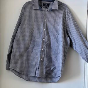 Report Collection performance stretch long sleeve button down XXL